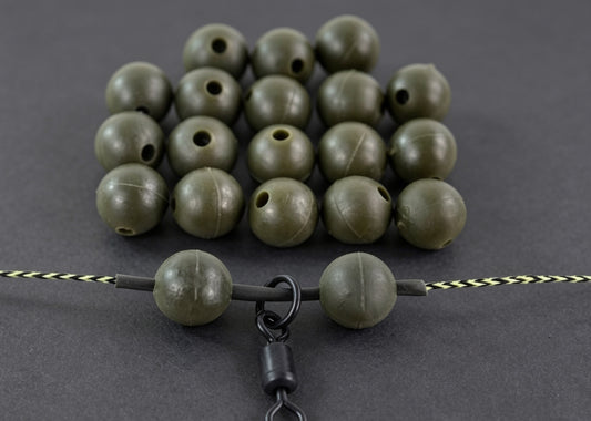 Shock Beads 8mm Green x 10