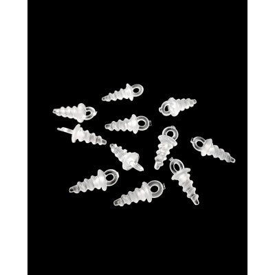 Plastic Bait Screws x 10 per pack Available in Clear Red Yellow